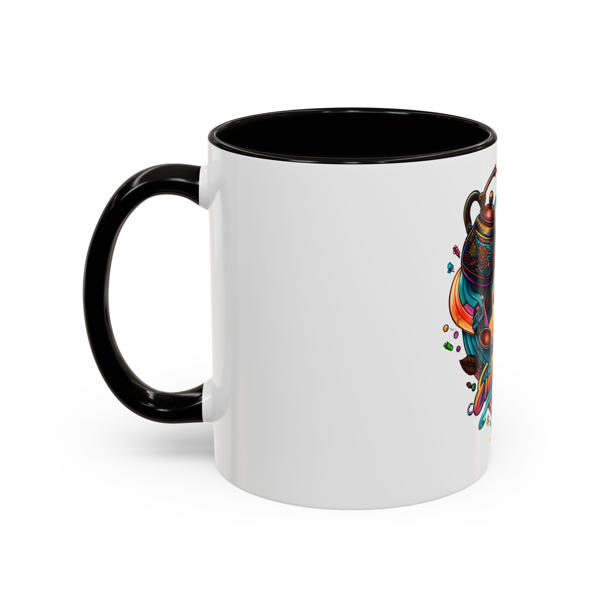 Colorful Coffee Enthusiast Mug, Perfect for Gifts, Tea Lovers, Vibrant Kitchen Decor, Heartwarming Drinkware, Cozy Beverage