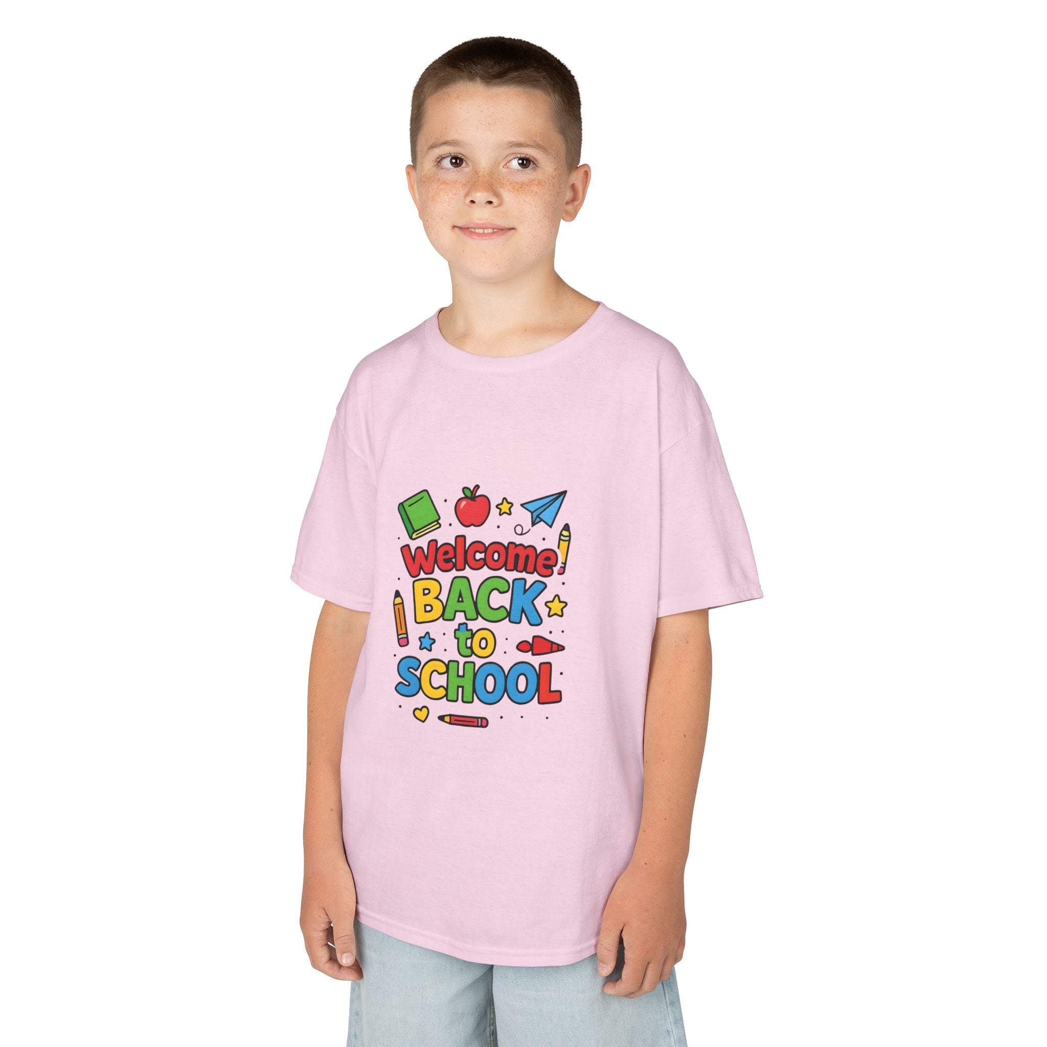 Kids School Graphic Tee, Back to School Outfit Gift Shirt, Youthful Vibrant Children's Birthday Tshirt, First Day of School Apparel, Cute