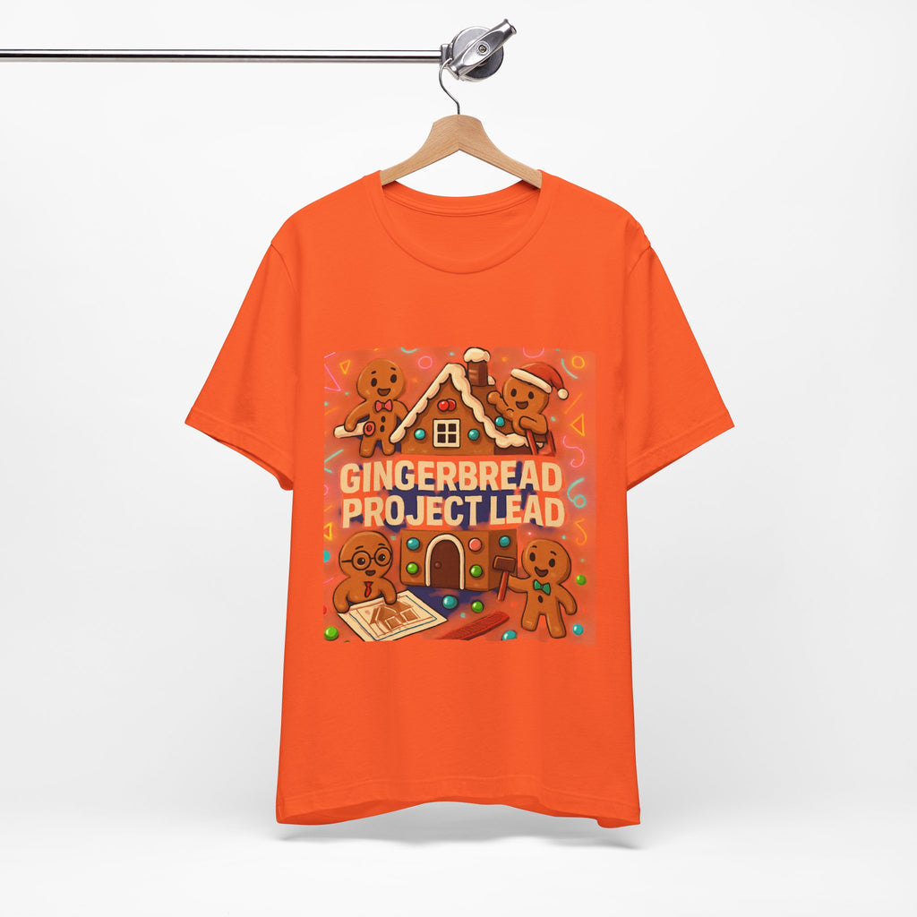 Gingerbread Project Lab T-Shirt — Cute Holiday Cookie House Tee