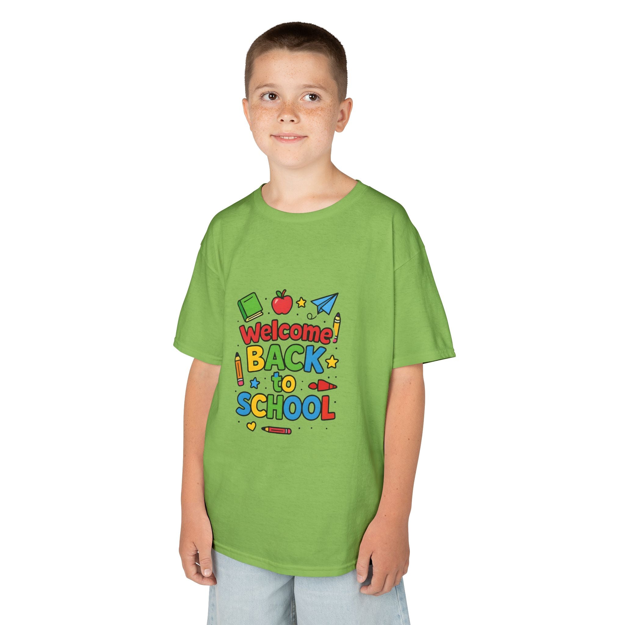 Kids School Graphic Tee, Back to School Outfit Gift Shirt, Youthful Vibrant Children's Birthday Tshirt, First Day of School Apparel, Cute