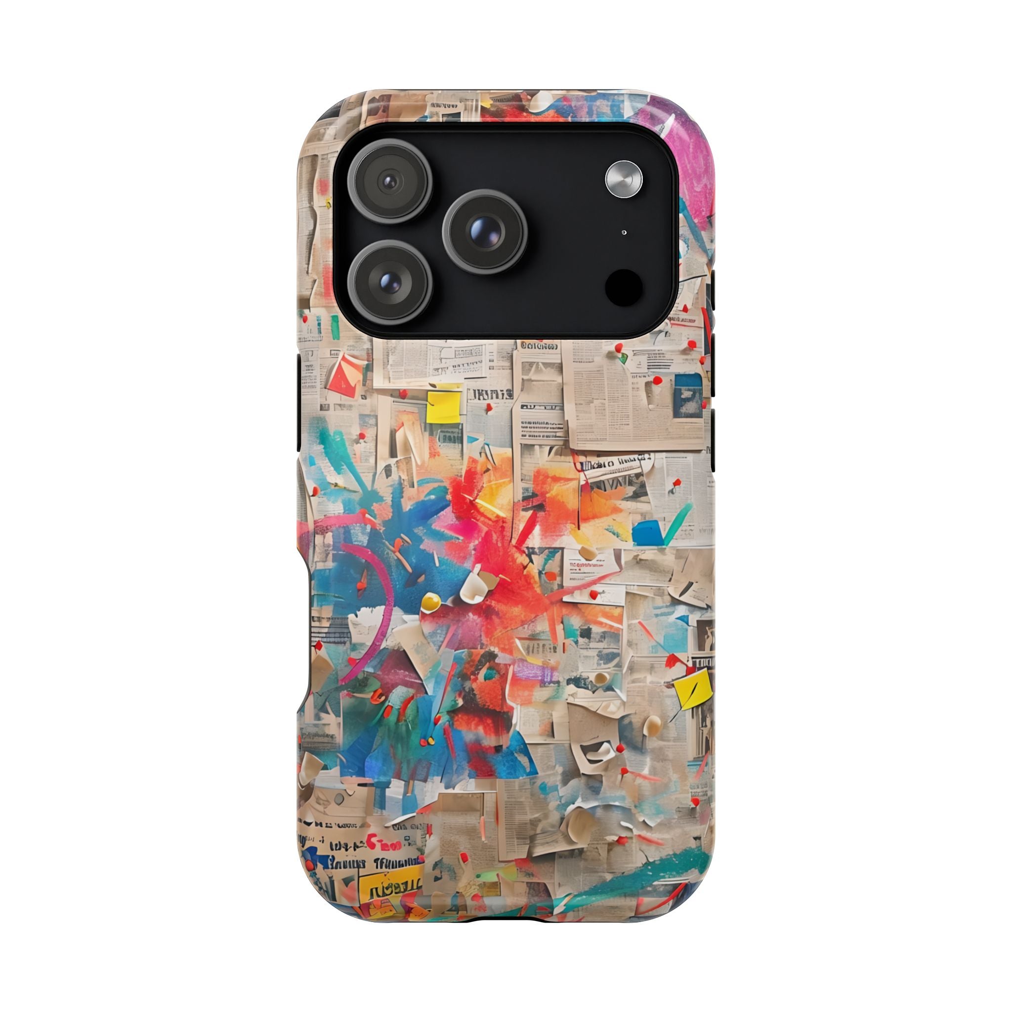 iPhone 17 Case vibrant glossy colorful art