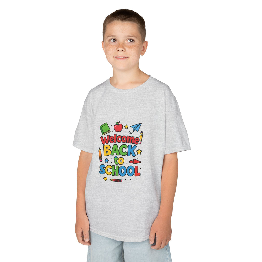Kids School Graphic Tee, Back to School Outfit Gift Shirt, Youthful Vibrant Children's Birthday Tshirt, First Day of School Apparel, Cute
