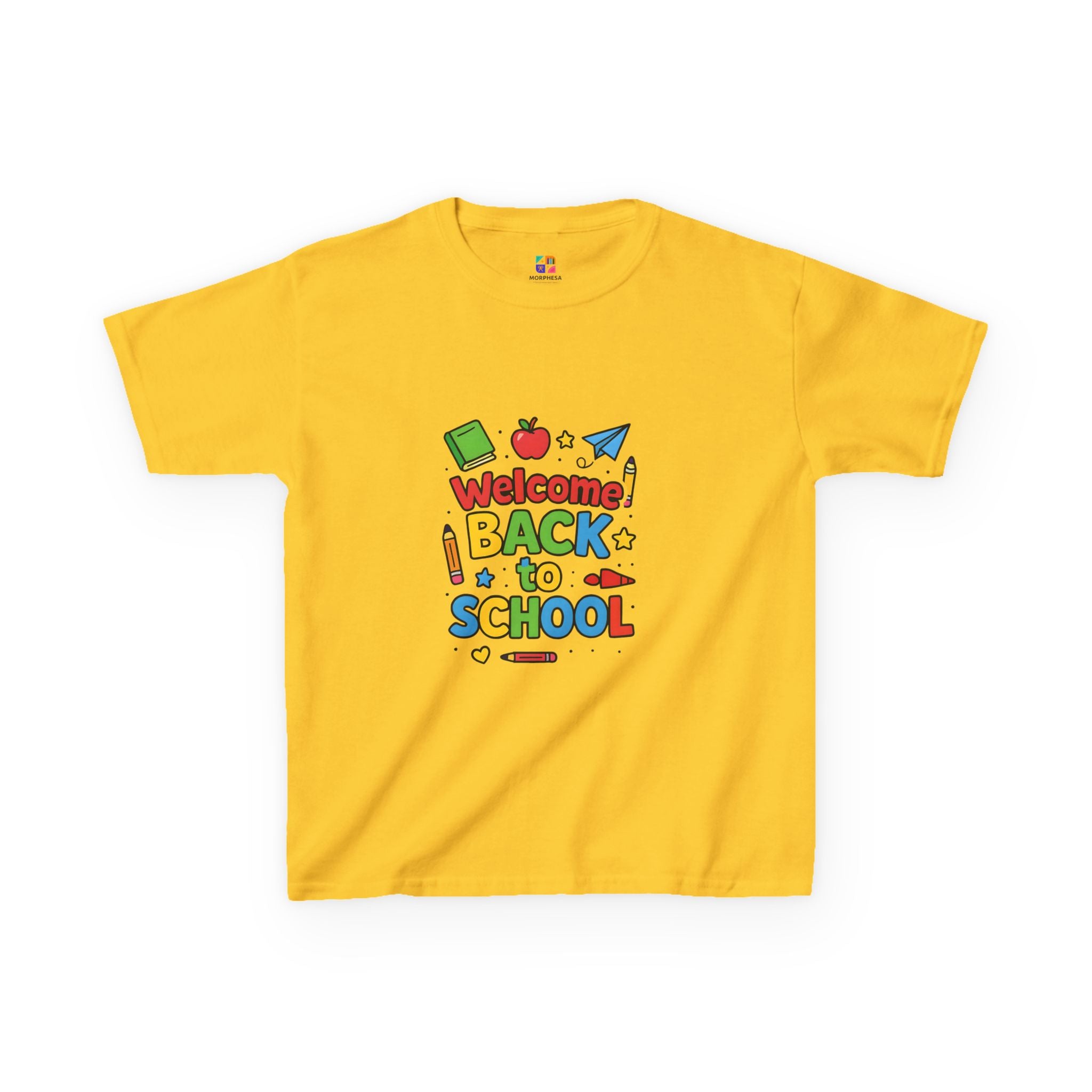 Kids School Graphic Tee, Back to School Outfit Gift Shirt, Youthful Vibrant Children's Birthday Tshirt, First Day of School Apparel, Cute