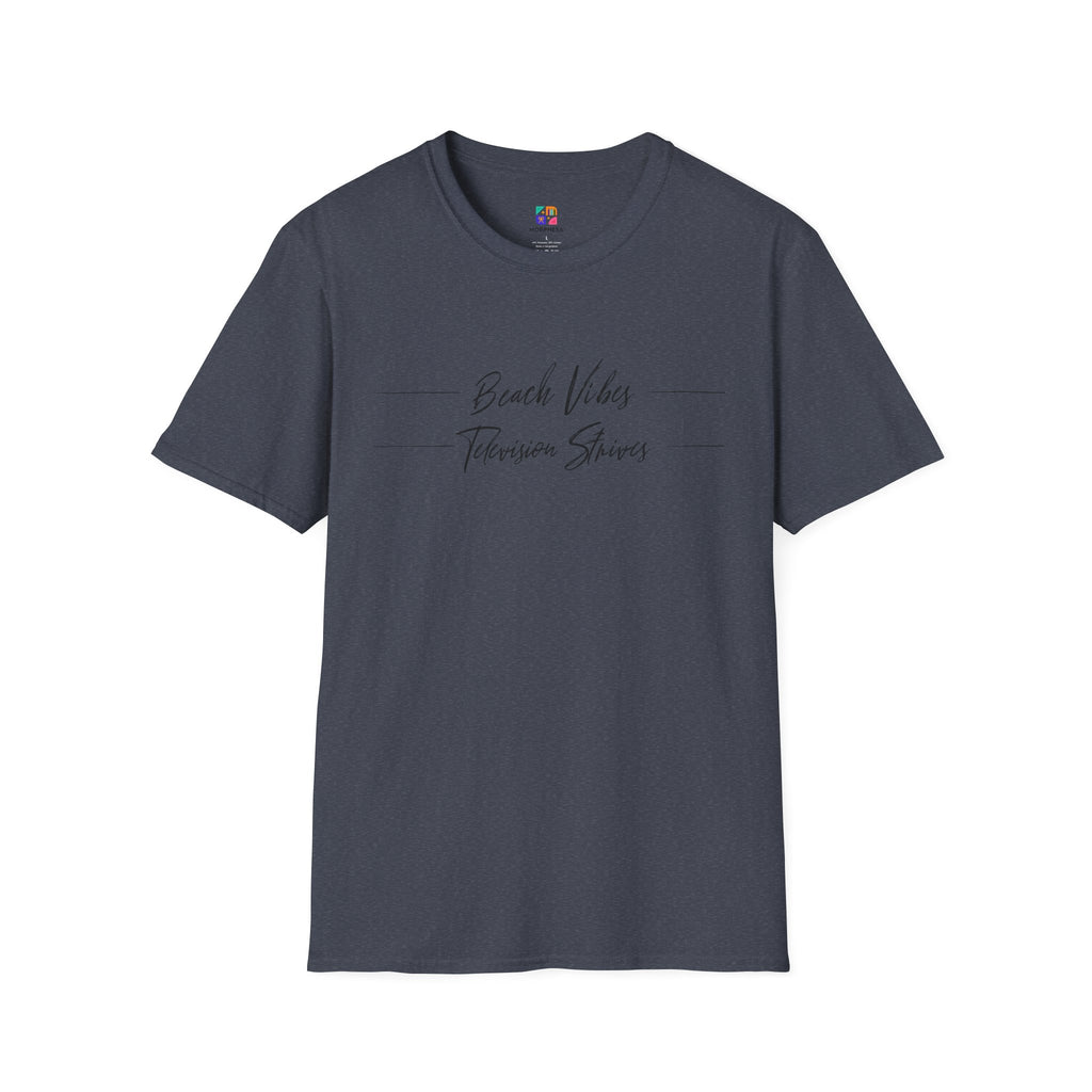 Retro Beach Vibes Unisex Softstyle T-Shirt, Casual Summer Tee, Vintage Style Shirt, Music Lover Gift, Relaxed Fit Apparel