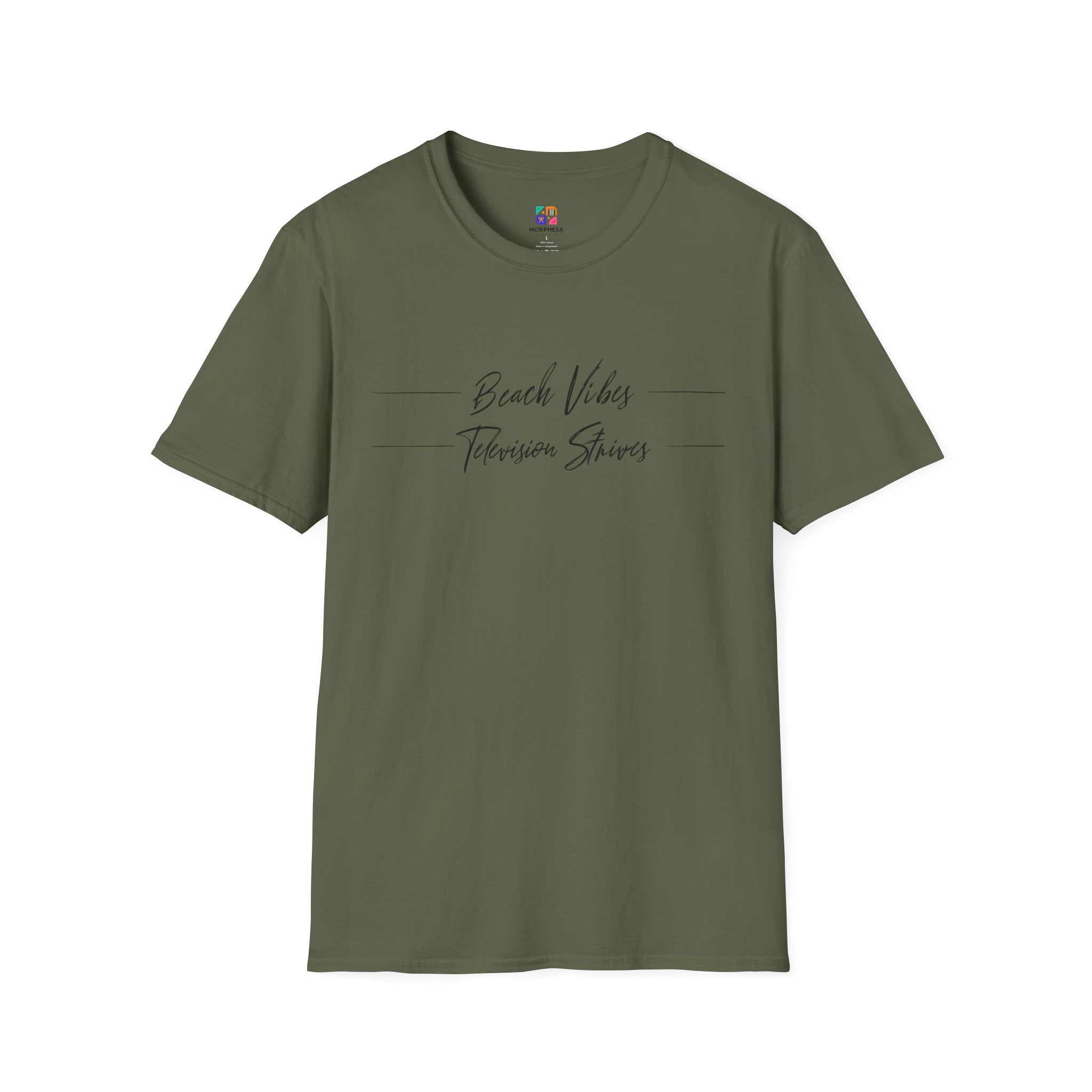 Retro Beach Vibes Unisex Softstyle T-Shirt, Casual Summer Tee, Vintage Style Shirt, Music Lover Gift, Relaxed Fit Apparel