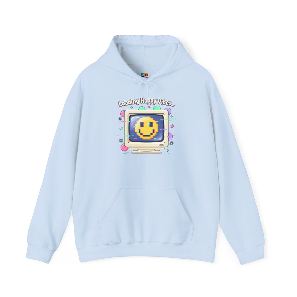 Virtual Pet Popup Hoodie | Y2K retro tech, pixel smile interface