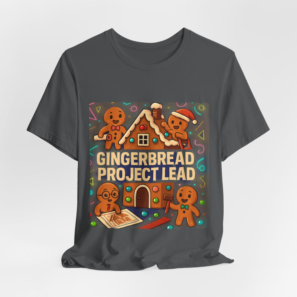 Gingerbread Project Lab T-Shirt — Cute Holiday Cookie House Tee