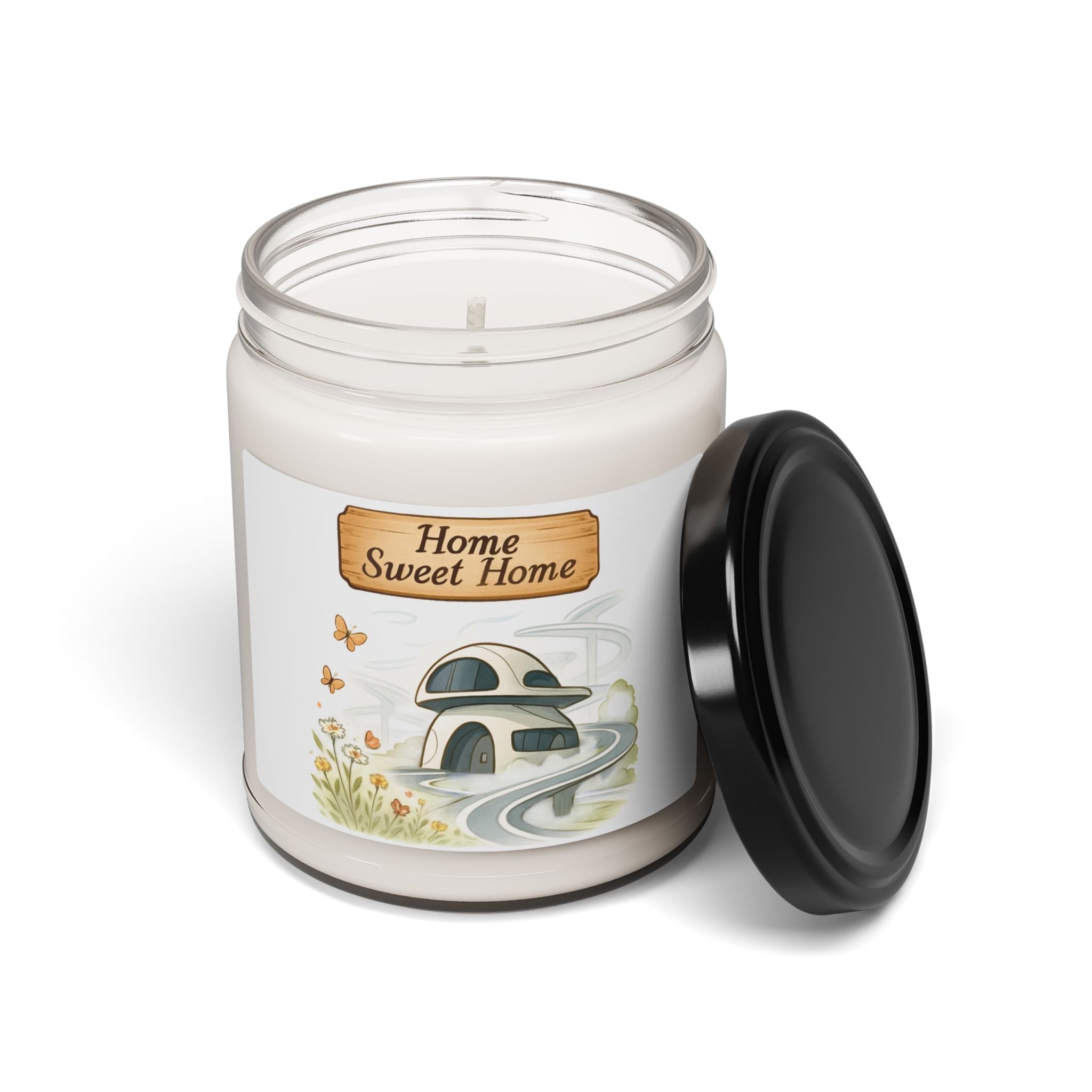 Home Sweet Home Scented Soy Candle — 9oz Cozy Cottage Aromatherapy Jar