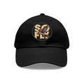 Stylish Dad Hat with Leather Patch, Casual Baseball Cap, Gift for Dads, Outdoor Accessory, Summer Fashion