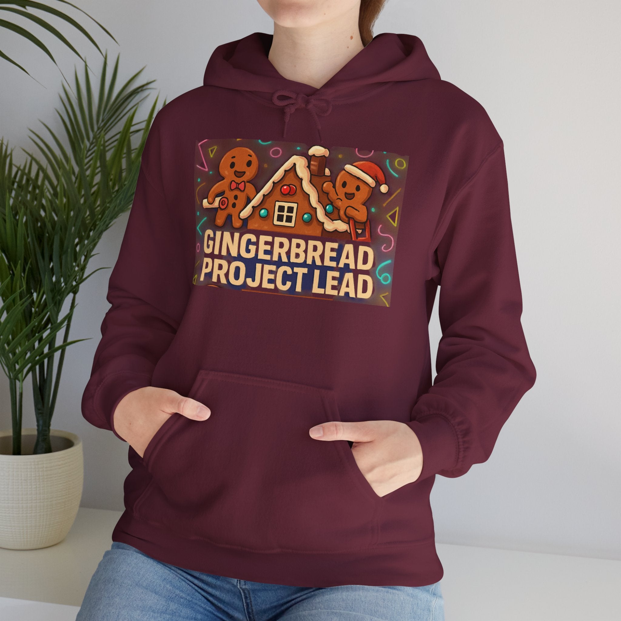 Gingerbread Bakery Hoodie — Cute Holiday Gingerbread House & Cookies Sweatshirt