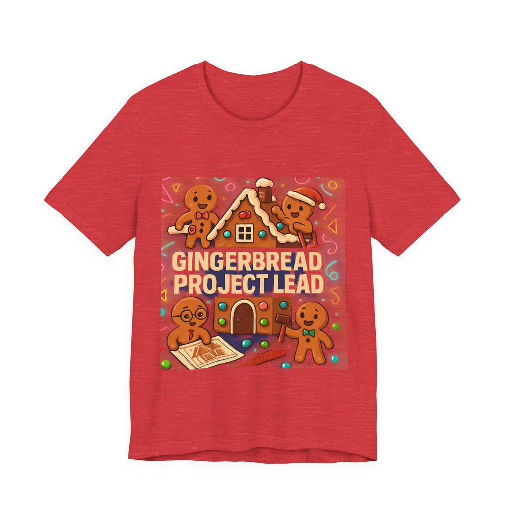 Gingerbread Project Lab T-Shirt — Cute Holiday Cookie House Tee