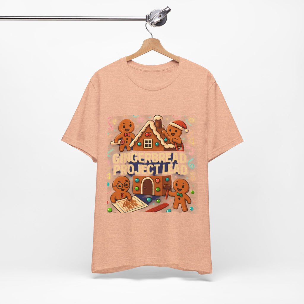 Gingerbread Project Lab T-Shirt — Cute Holiday Cookie House Tee
