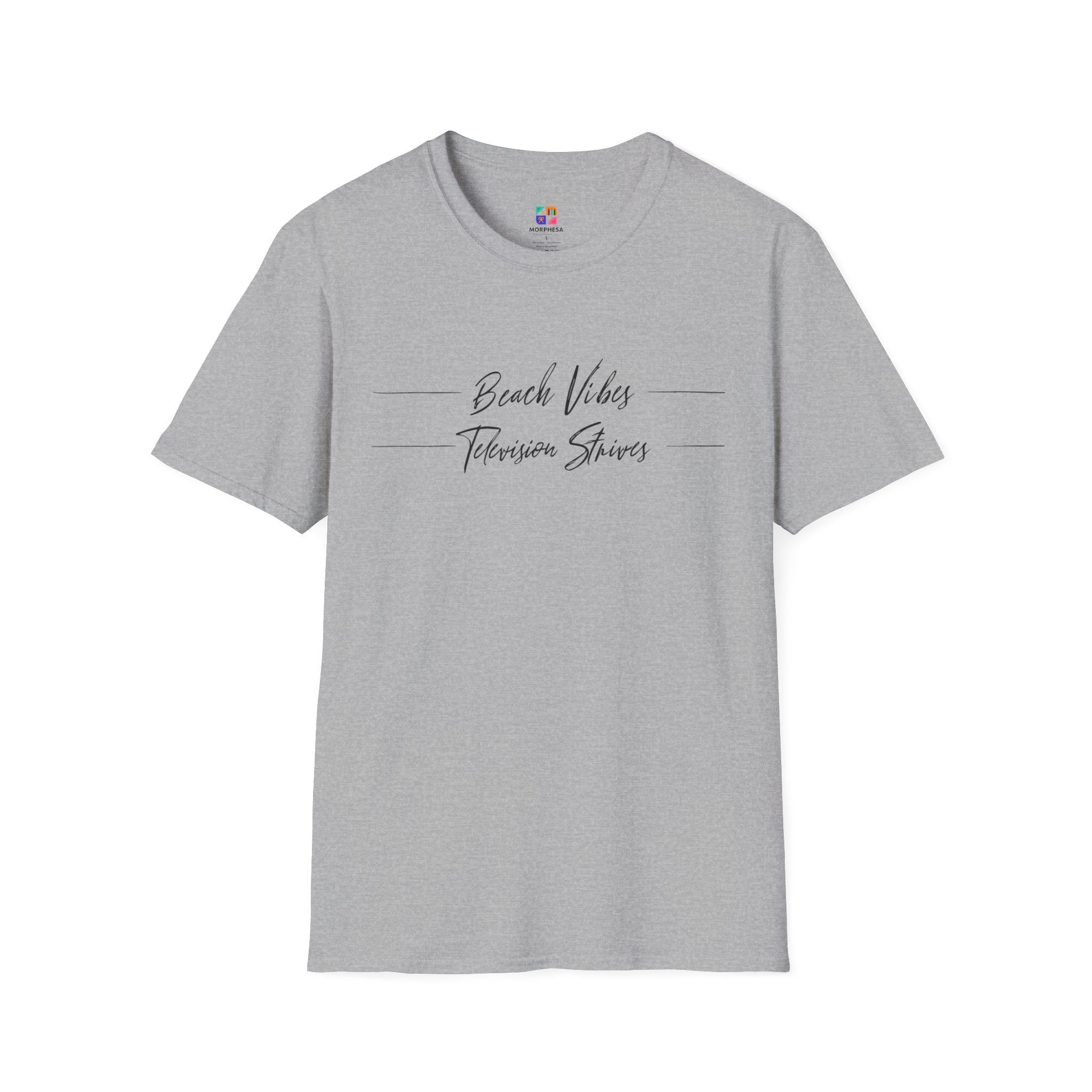 Retro Beach Vibes Unisex Softstyle T-Shirt, Casual Summer Tee, Vintage Style Shirt, Music Lover Gift, Relaxed Fit Apparel