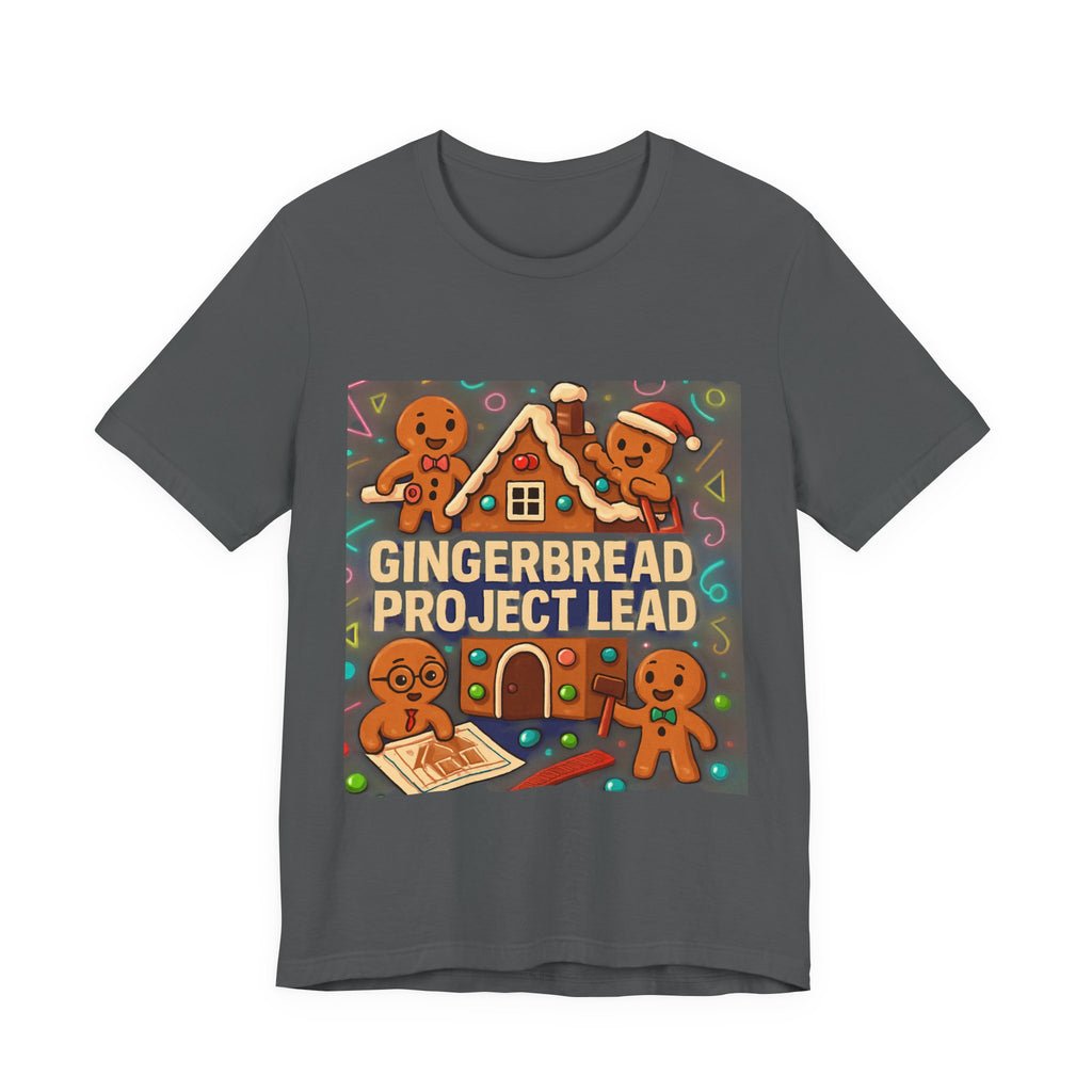 Gingerbread Project Lab T-Shirt — Cute Holiday Cookie House Tee