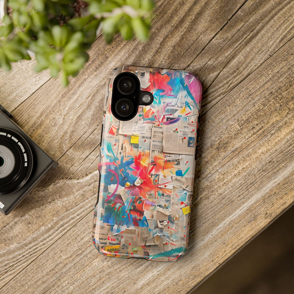 iPhone 17 Case vibrant glossy colorful art