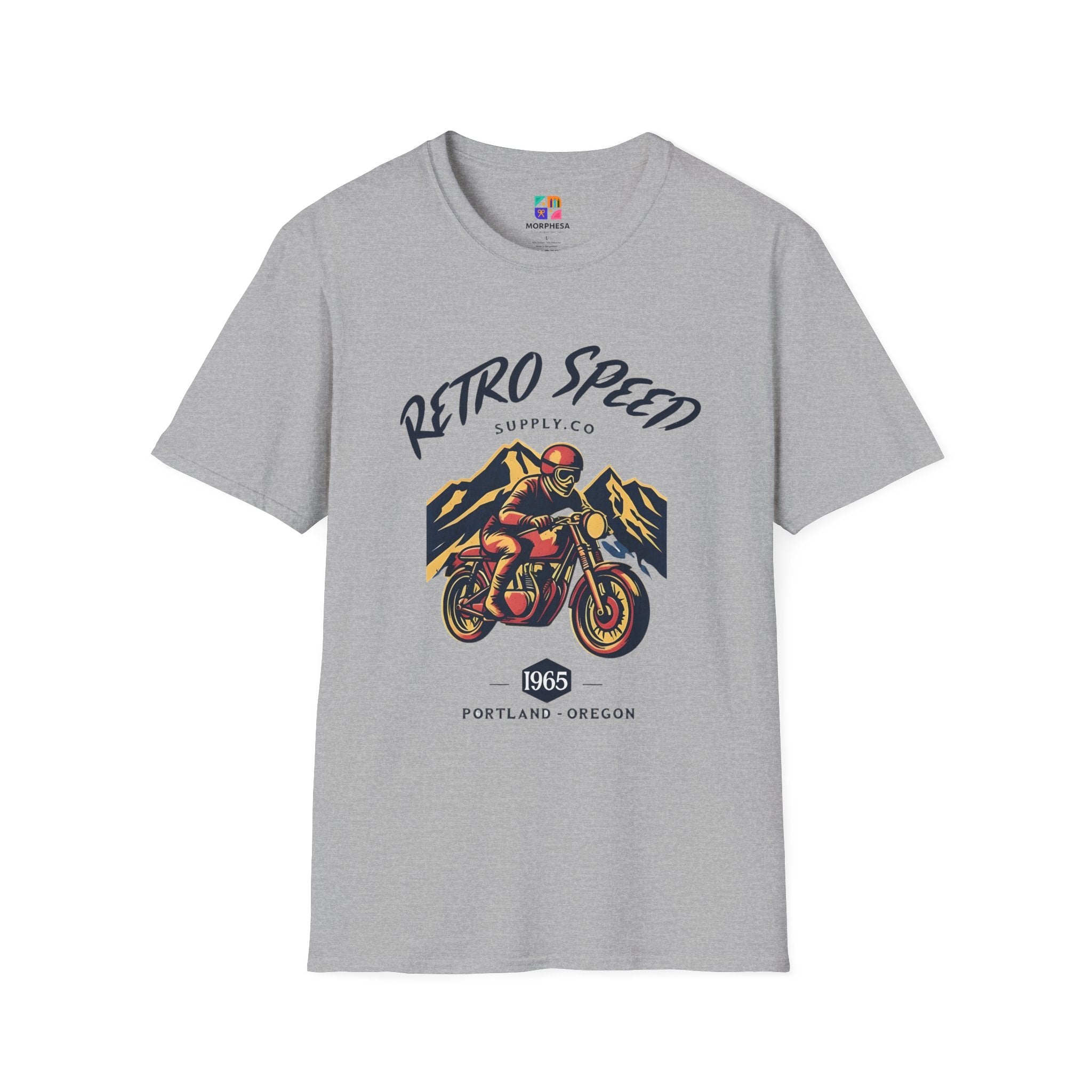 Retro Speed T-Shirt, Retro TShirt Men, Vintage Graphic Tee, Motorcycle Shirt, Streetwear Aesthetic, Trendy Shirt, Gift for Him