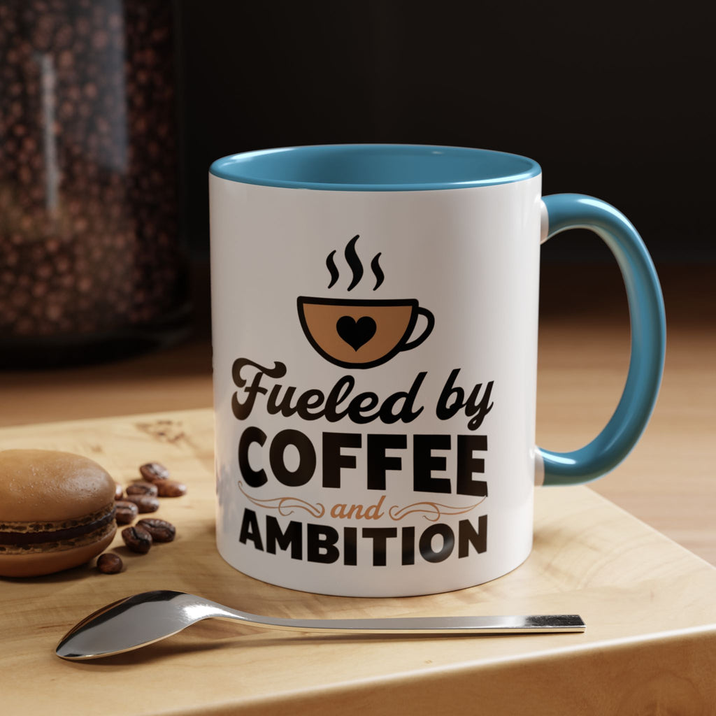 Motivational Coffee Mug - Fueled by Coffee and Ambition