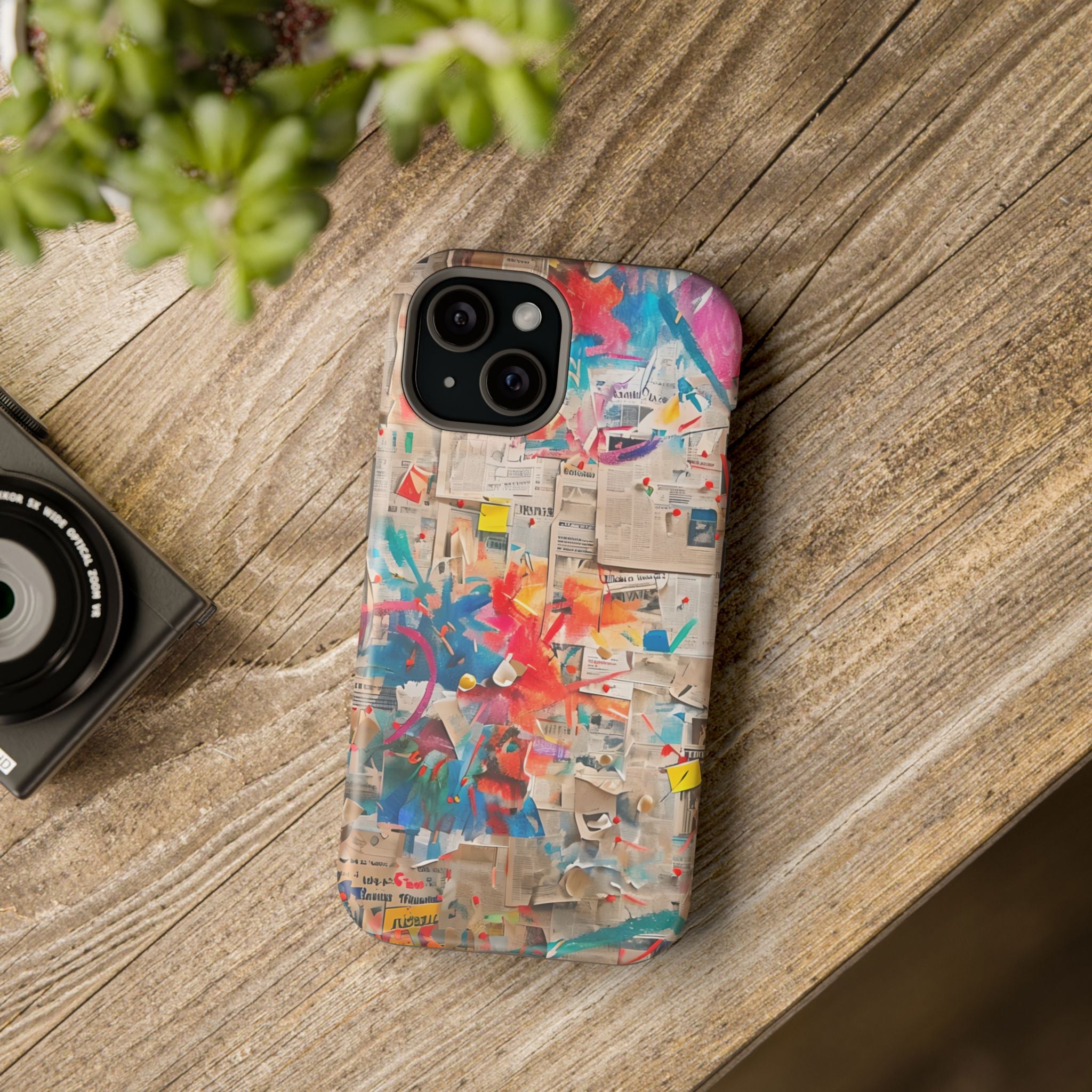 iPhone 17 Case vibrant glossy colorful art