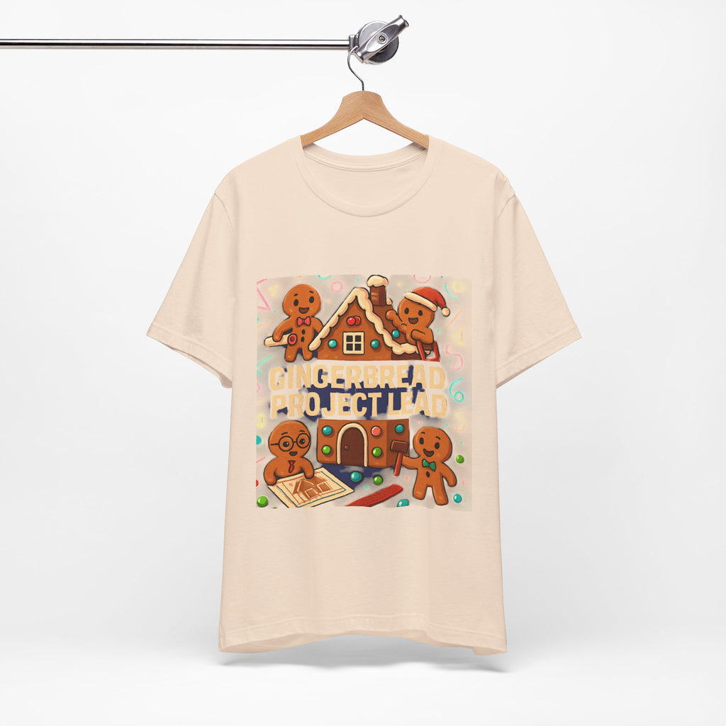 Gingerbread Project Lab T-Shirt — Cute Holiday Cookie House Tee