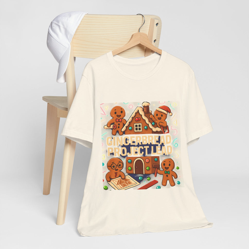 Gingerbread Project Lab T-Shirt — Cute Holiday Cookie House Tee