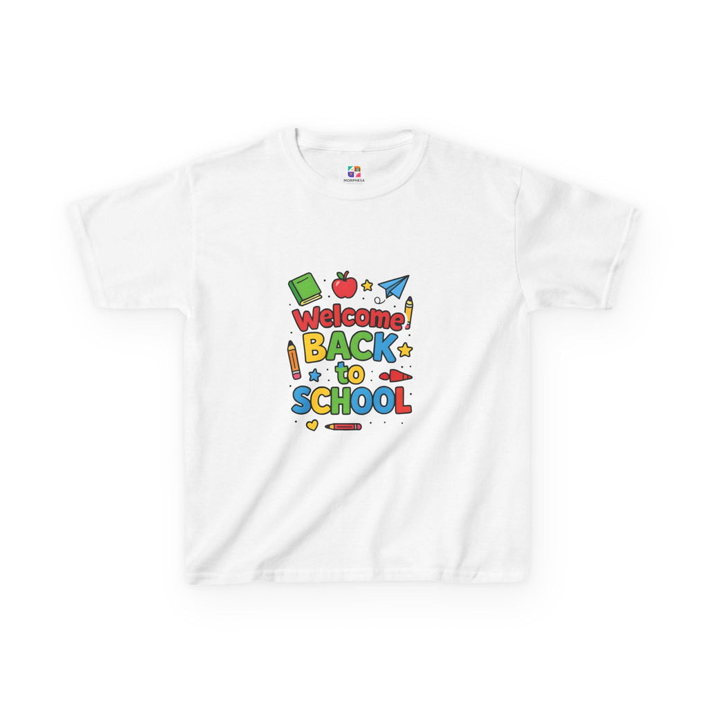 Kids School Graphic Tee, Back to School Outfit Gift Shirt, Youthful Vibrant Children's Birthday Tshirt, First Day of School Apparel, Cute