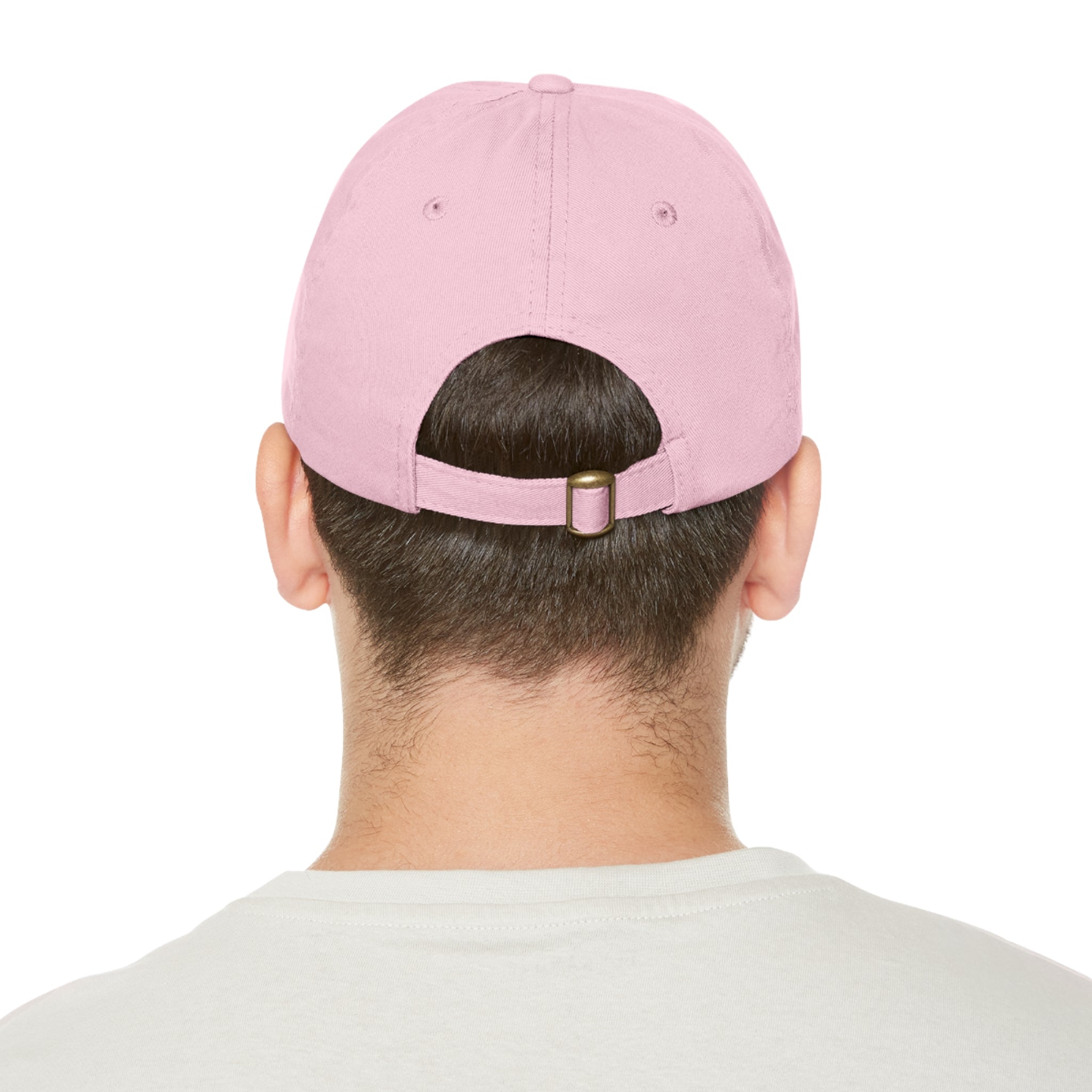 Stylish Dad Hat with Leather Patch, Casual Baseball Cap, Gift for Dads, Outdoor Accessory, Summer Fashion