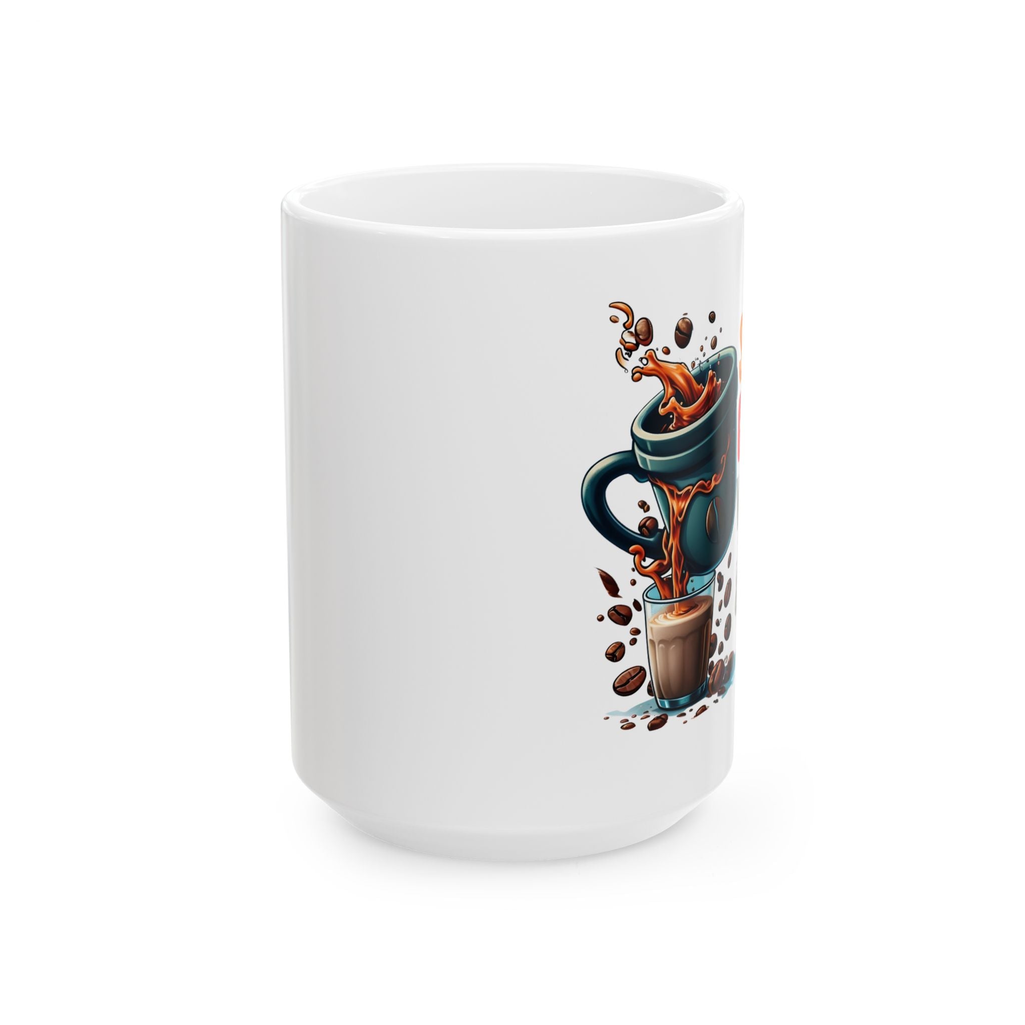 Sippin Chilling with Coffee and Vibes - Cute Mug, Ceramic Mug, Coffee Mug, Latte Mug, Mom Mug, Mugs with Sayings, Gift for Her