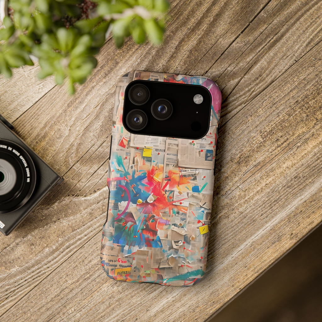 iPhone 17 Case vibrant glossy colorful art