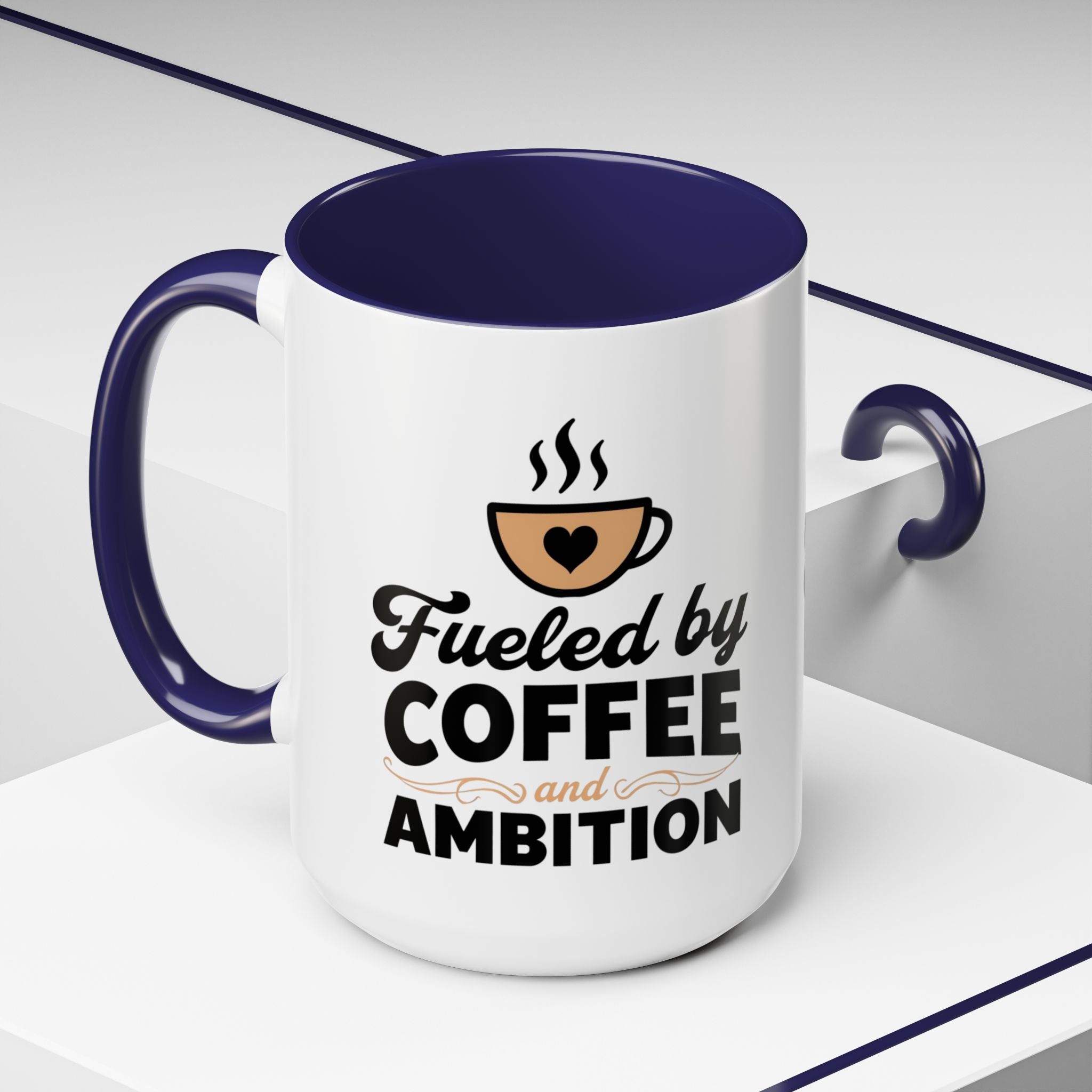 Motivational Coffee Mug - Fueled by Coffee and Ambition