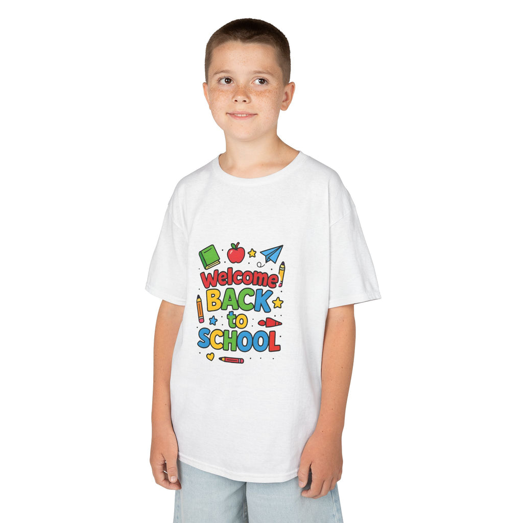 Kids School Graphic Tee, Back to School Outfit Gift Shirt, Youthful Vibrant Children's Birthday Tshirt, First Day of School Apparel, Cute