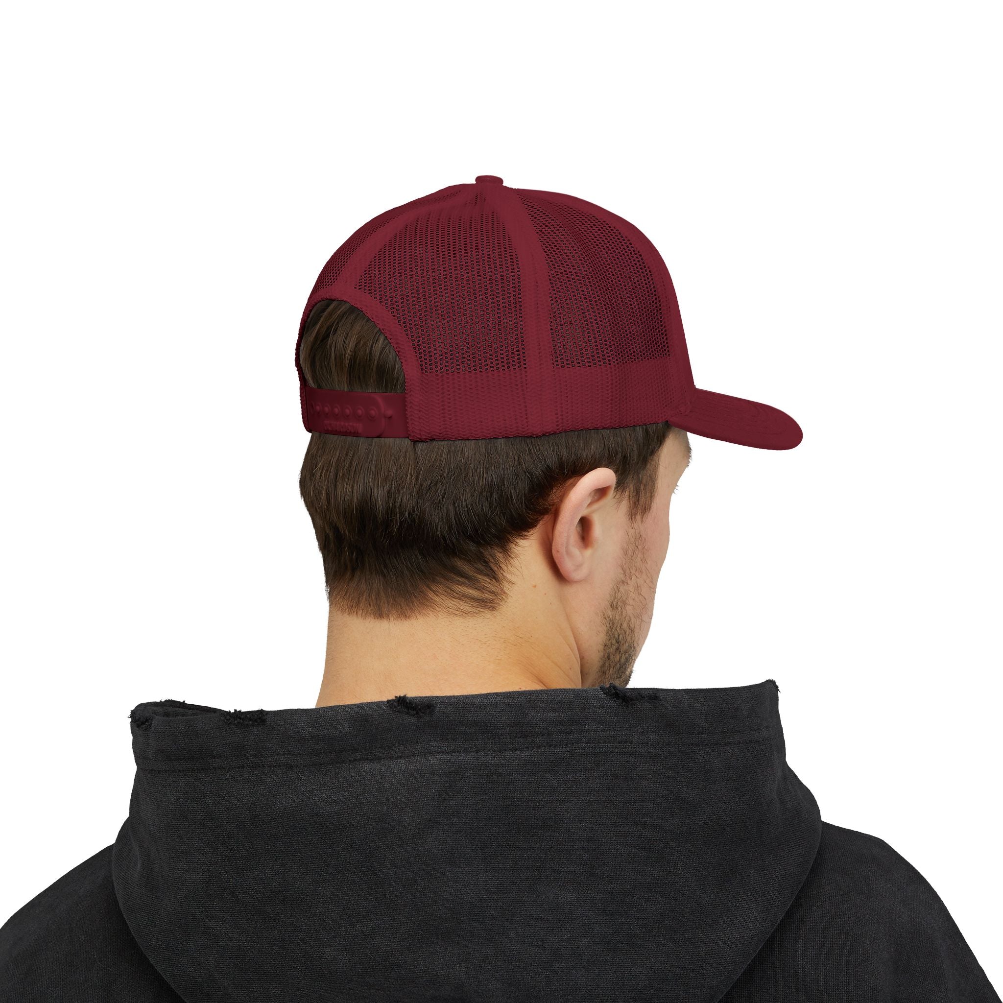 Money On My Mind Trucker Cap — Embroidered Mesh Snapback Hat