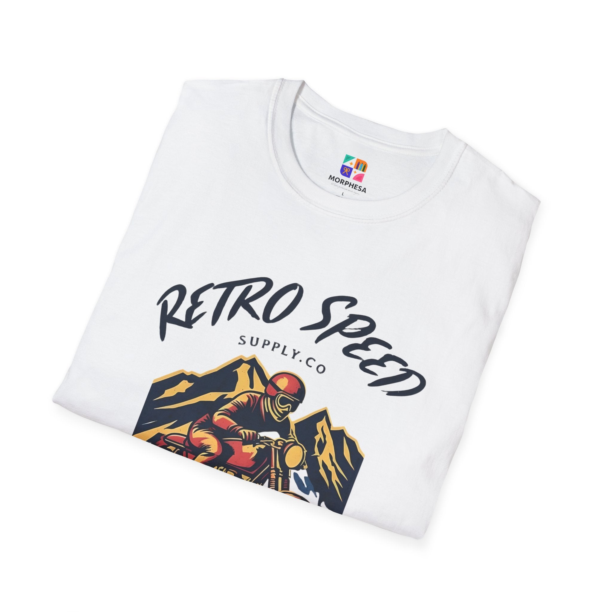 Retro Speed T-Shirt, Retro TShirt Men, Vintage Graphic Tee, Motorcycle Shirt, Streetwear Aesthetic, Trendy Shirt, Gift for Him
