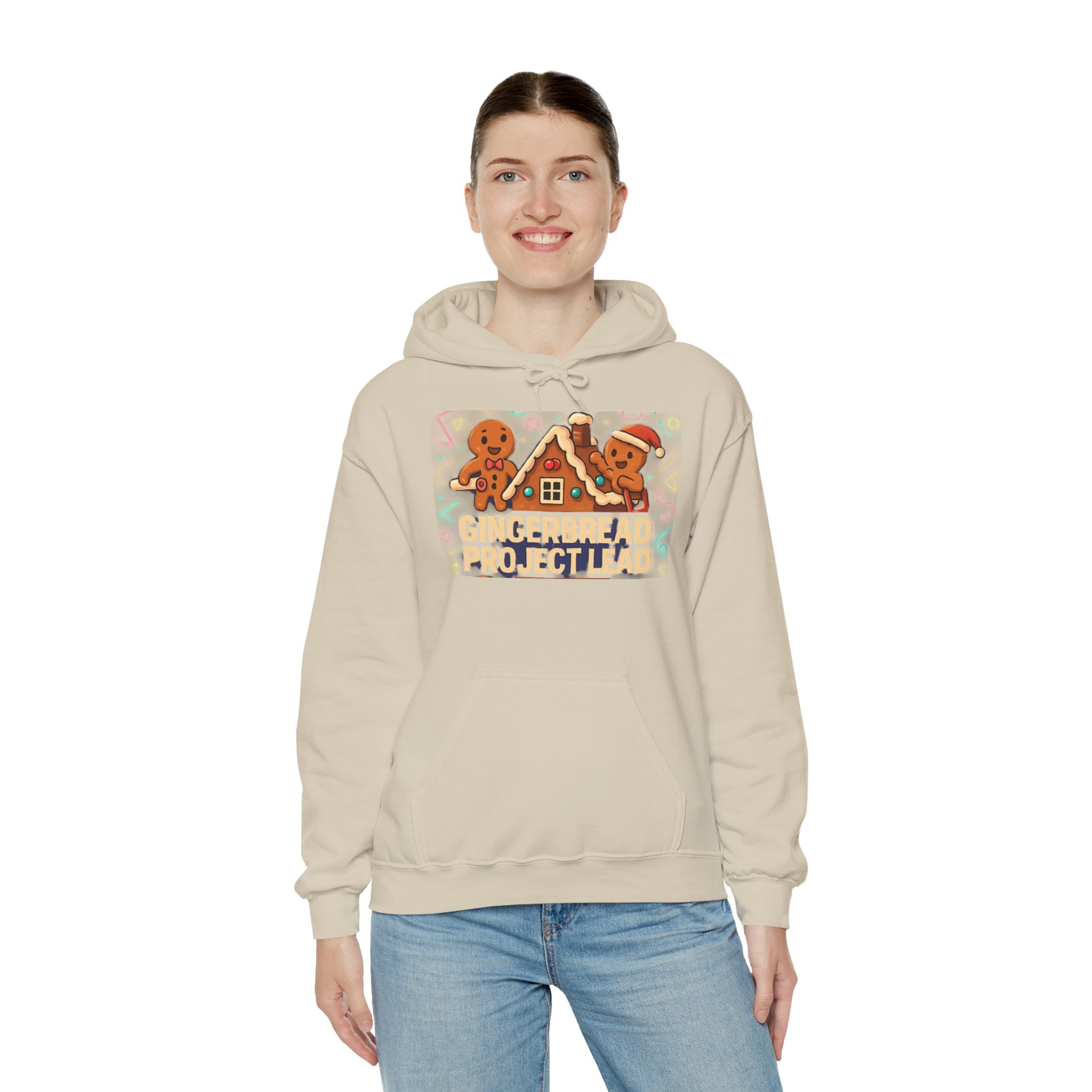 Gingerbread Bakery Hoodie — Cute Holiday Gingerbread House & Cookies Sweatshirt
