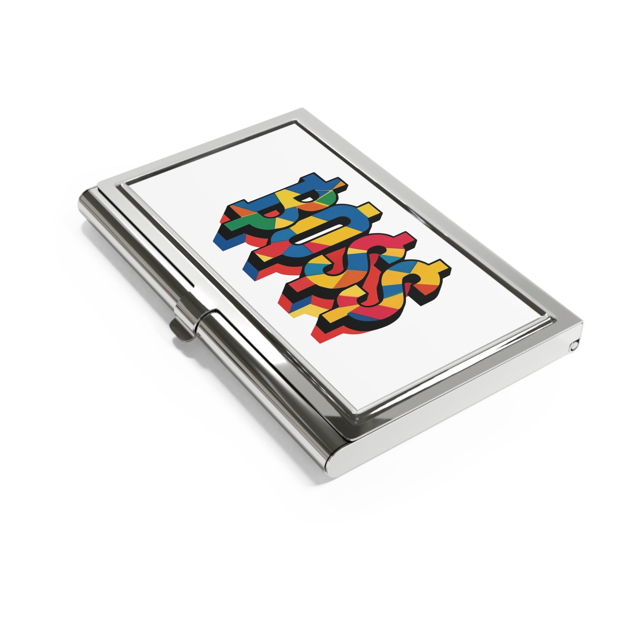 Colorful Boss Business Card Holder | Stylish Office Accessory, Gifts for Entrepreneurs, Creative Professional, Business Networking