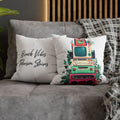 Spun Polyester Square Pillowcase