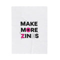 Make More Zines Blanket | ransom collage, zine style cutout letters