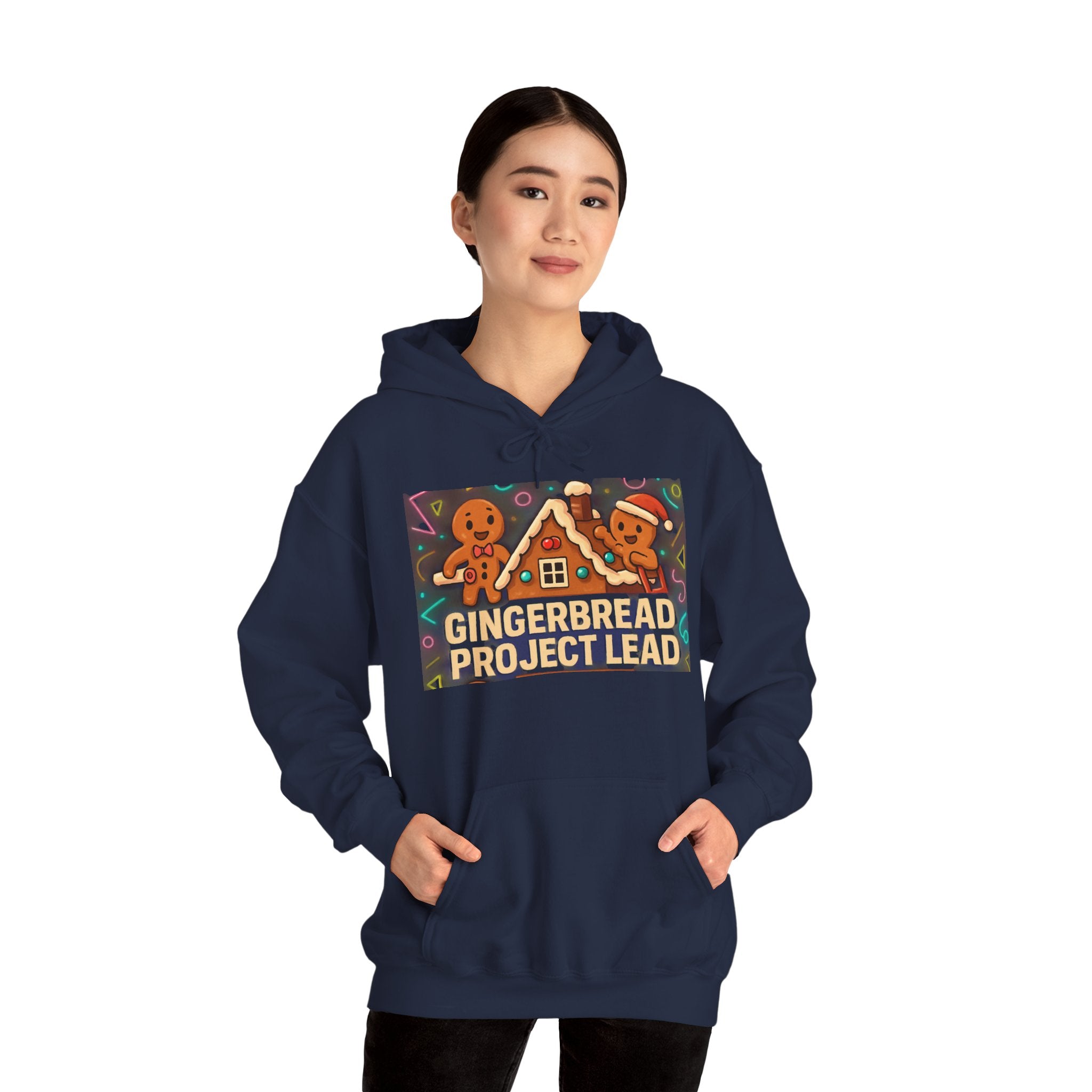 Gingerbread Bakery Hoodie — Cute Holiday Gingerbread House & Cookies Sweatshirt