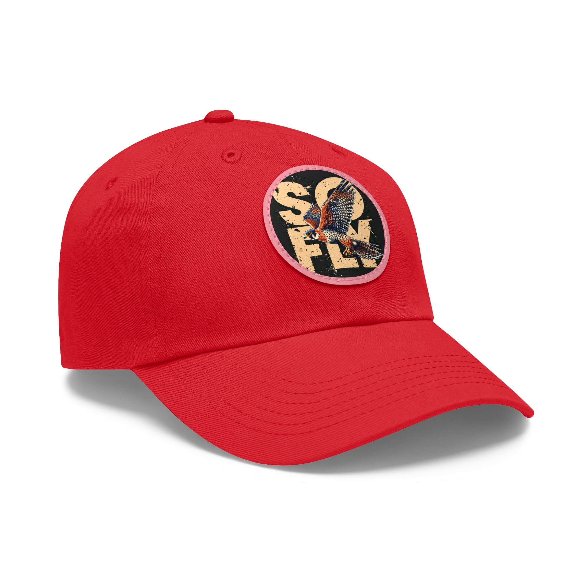 Stylish Dad Hat with Leather Patch, Casual Baseball Cap, Gift for Dads, Outdoor Accessory, Summer Fashion