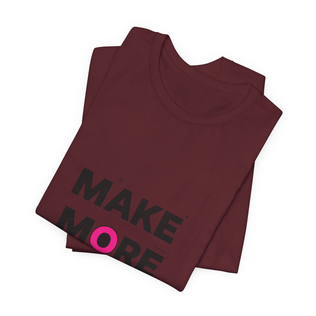 MAKE MORE ZINES Tee | ransom collage shirt, zine style cutout letters