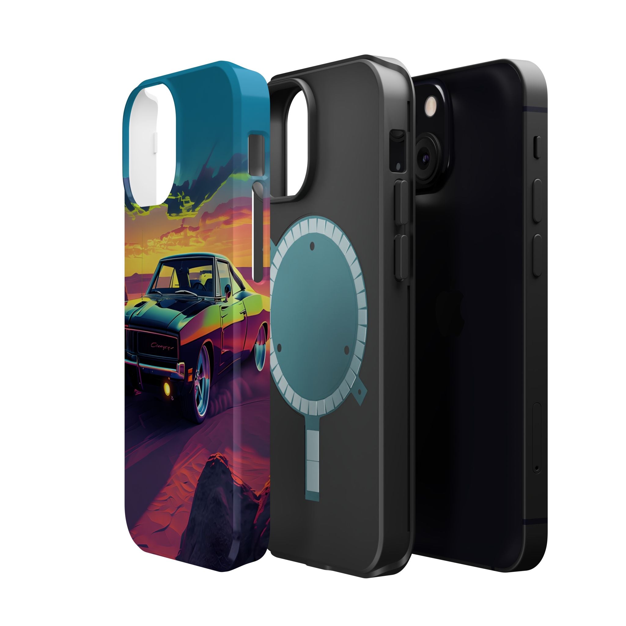 iPhone 17 Case - Retro Muscular Car Design