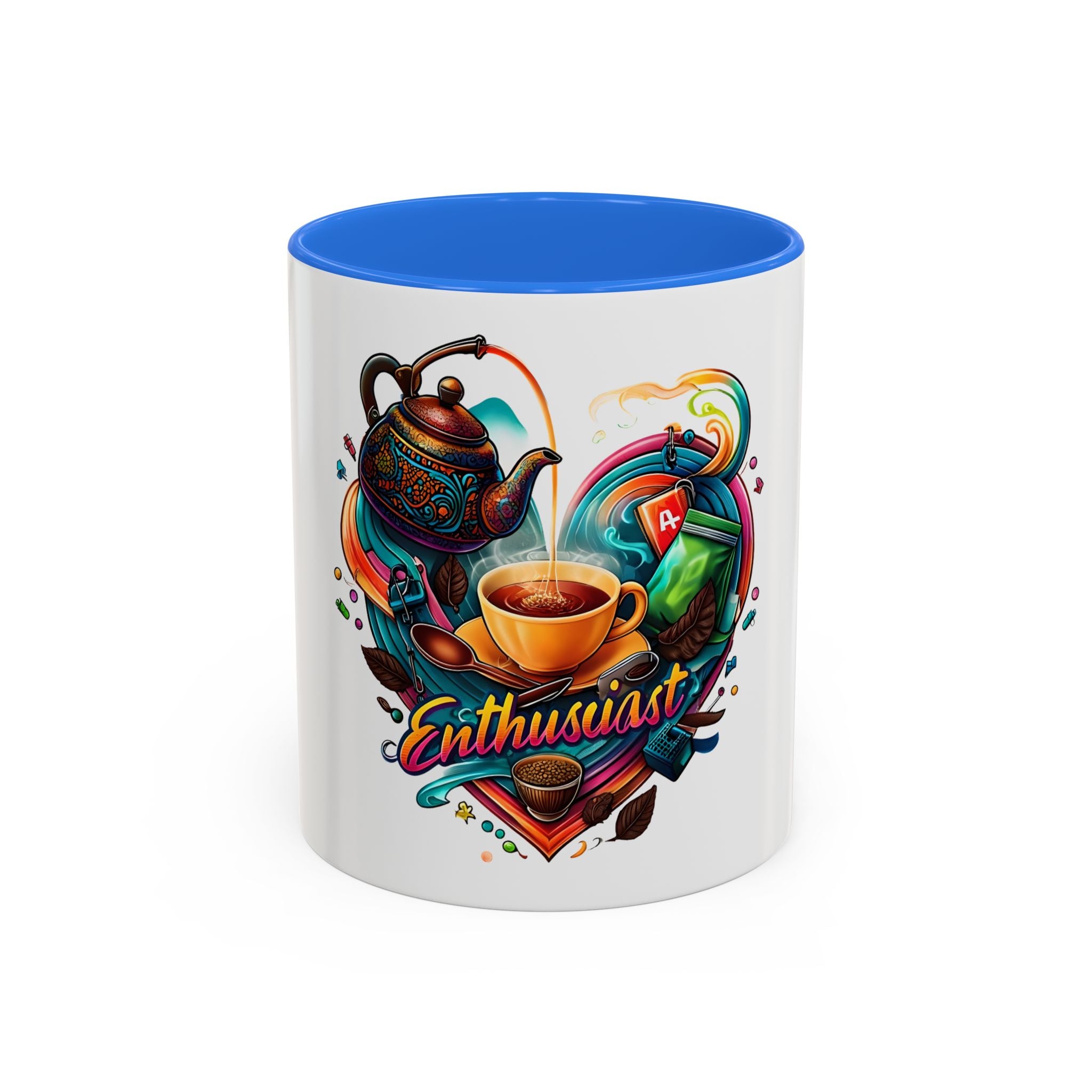 Colorful Coffee Enthusiast Mug, Perfect for Gifts, Tea Lovers, Vibrant Kitchen Decor, Heartwarming Drinkware, Cozy Beverage