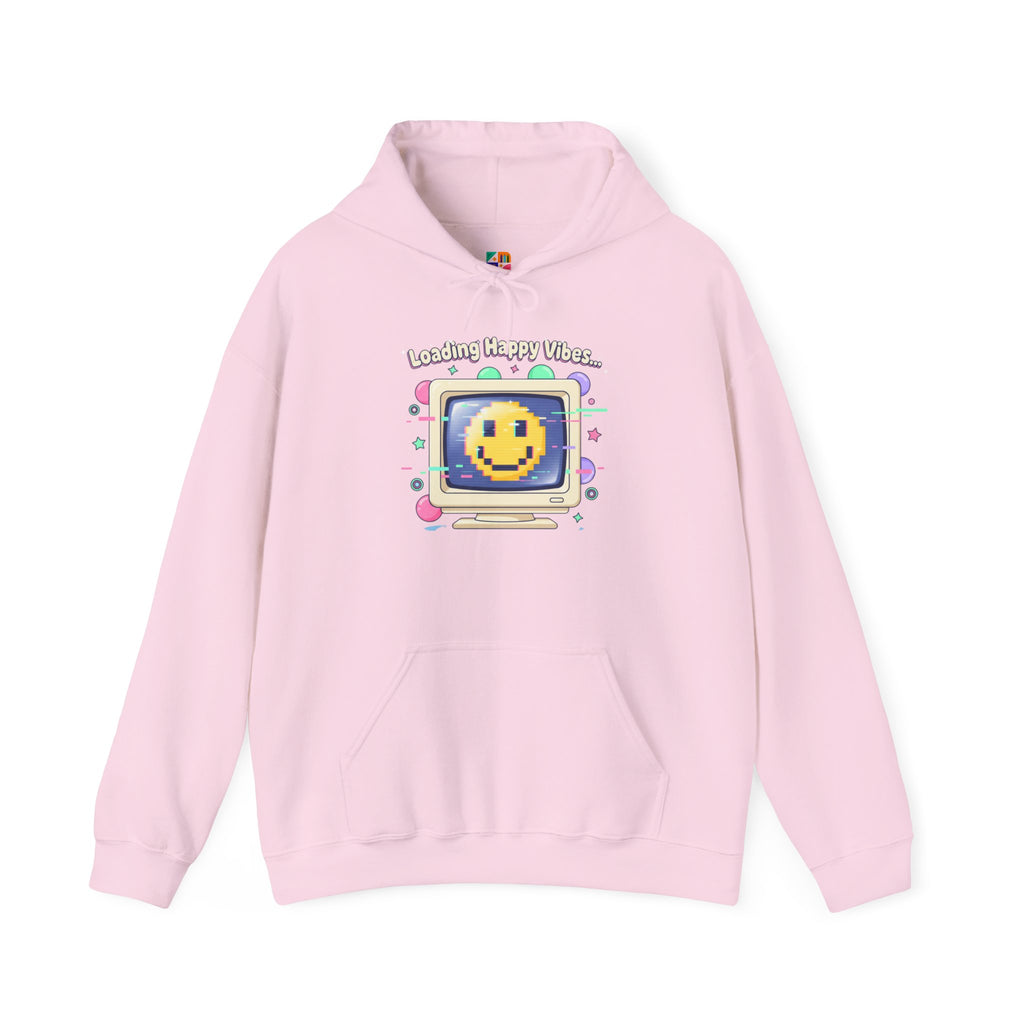 Virtual Pet Popup Hoodie | Y2K retro tech, pixel smile interface