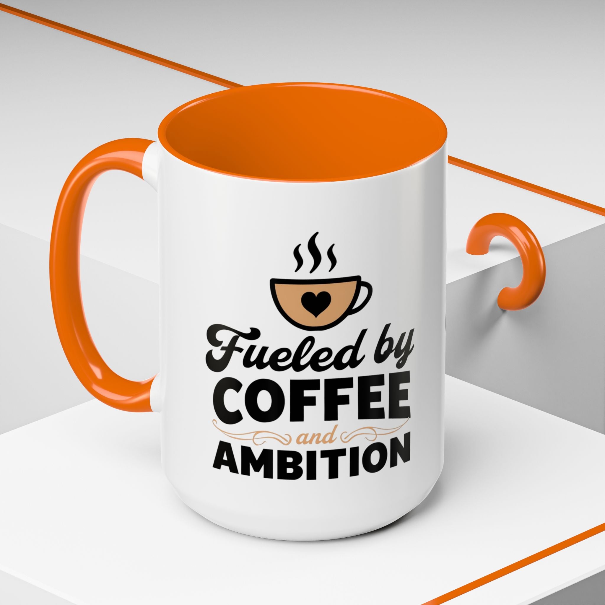 Motivational Coffee Mug - Fueled by Coffee and Ambition