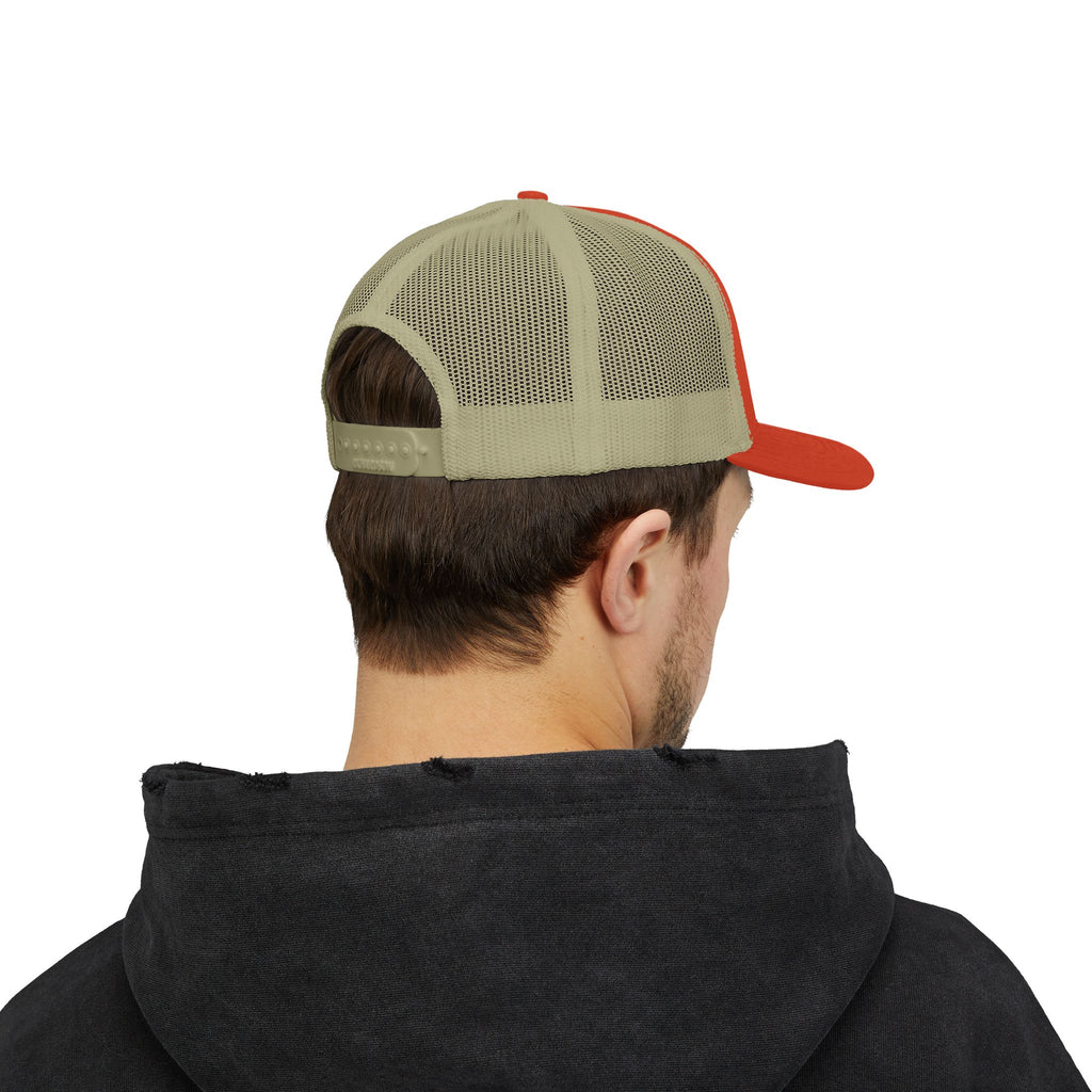 Money On My Mind Trucker Cap — Embroidered Mesh Snapback Hat
