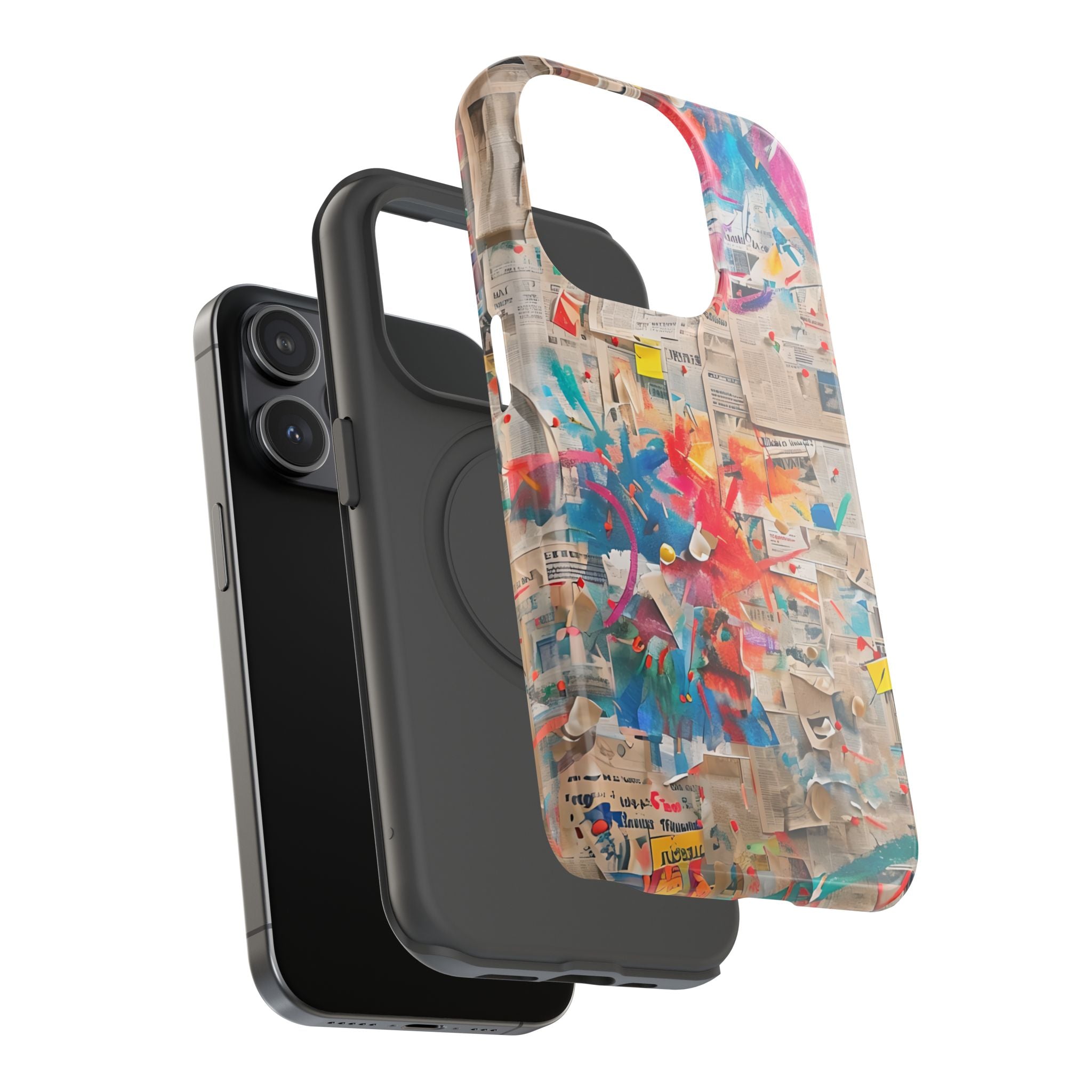 iPhone 17 Case vibrant glossy colorful art