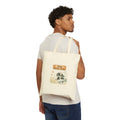 Home Sweet Home Canvas Tote Bag — Cozy Cottage Illustration