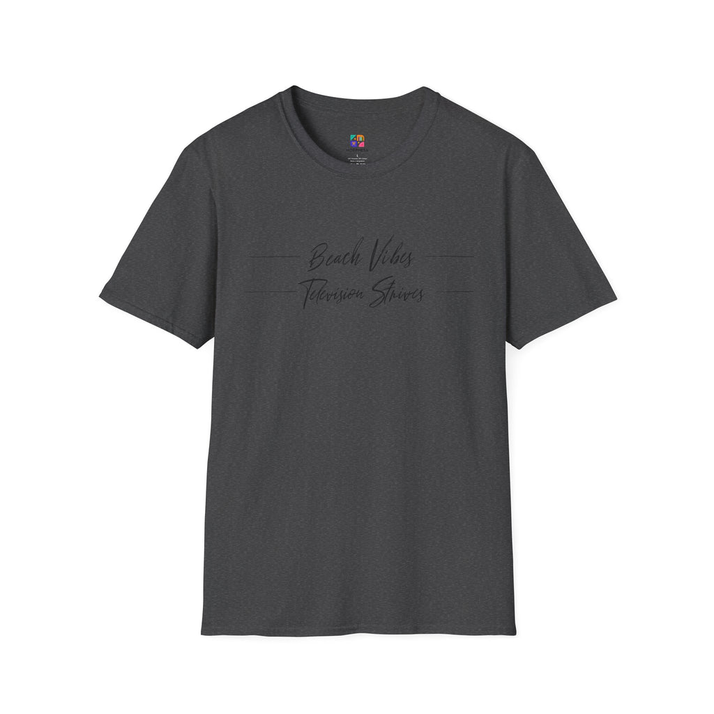 Retro Beach Vibes Unisex Softstyle T-Shirt, Casual Summer Tee, Vintage Style Shirt, Music Lover Gift, Relaxed Fit Apparel