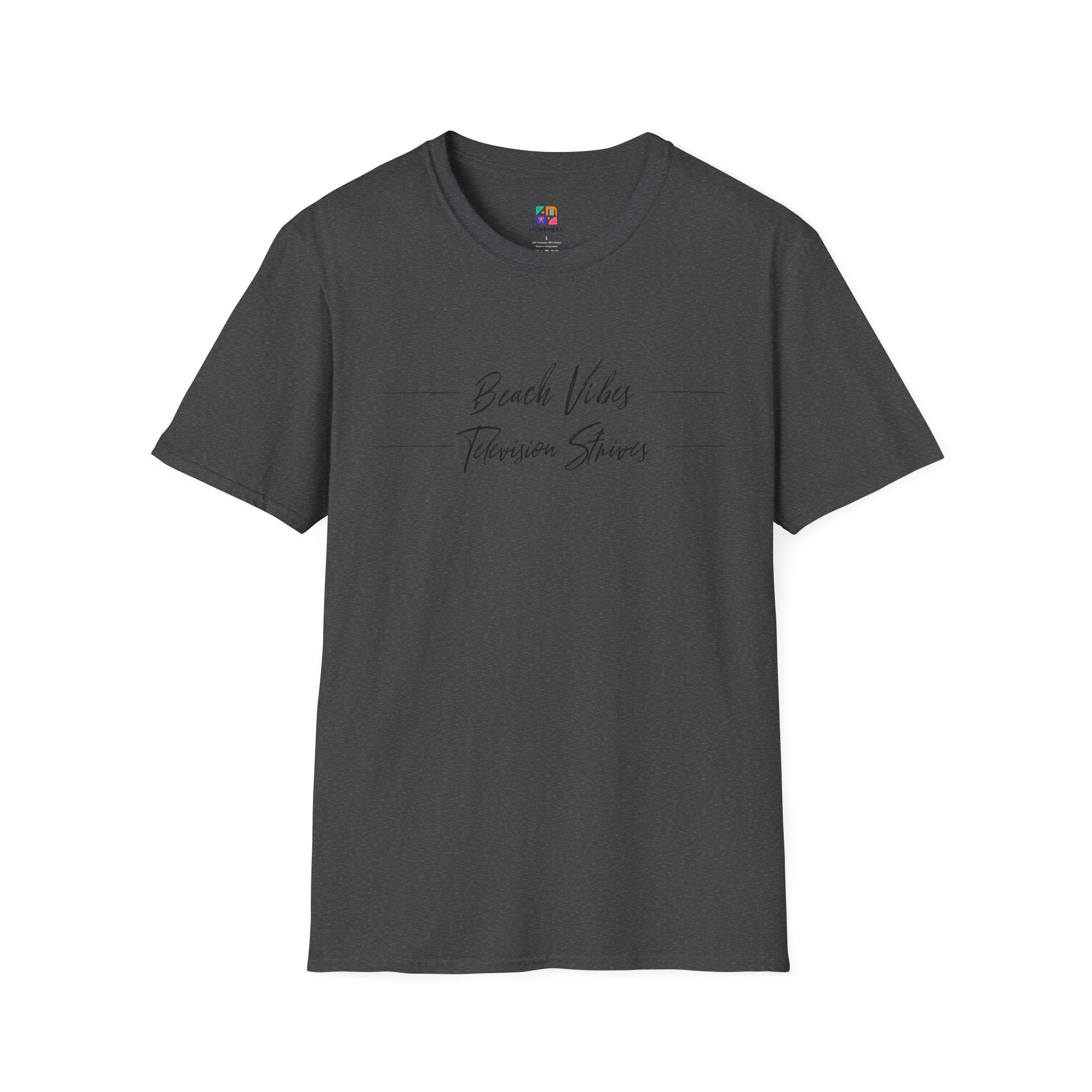 Retro Beach Vibes Unisex Softstyle T-Shirt, Casual Summer Tee, Vintage Style Shirt, Music Lover Gift, Relaxed Fit Apparel