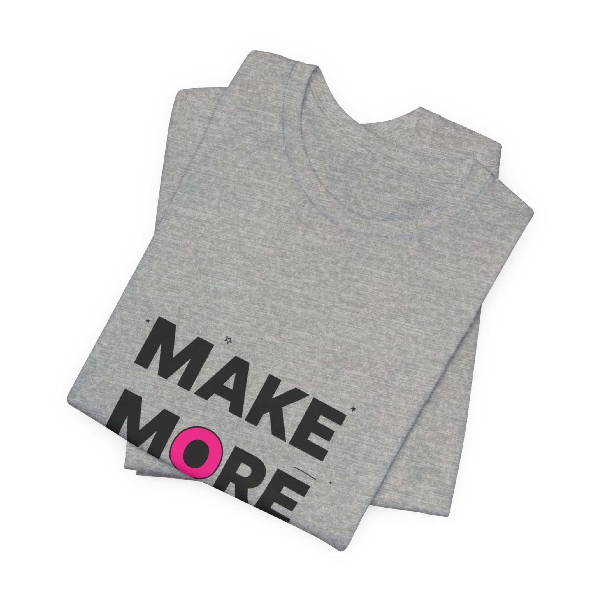 MAKE MORE ZINES Tee | ransom collage shirt, zine style cutout letters