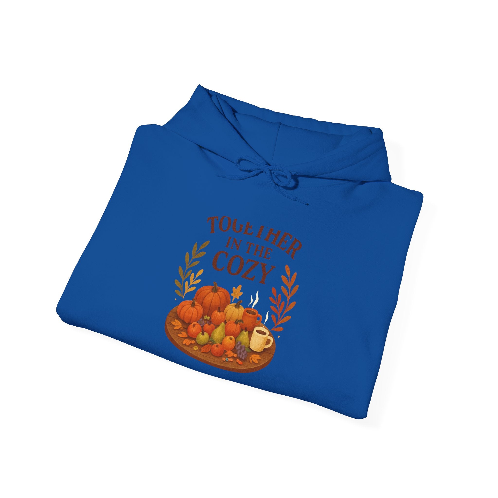 Cozy Together Hoodie — "Together in the Cozy" Fall Pumpkin Sweatshirt